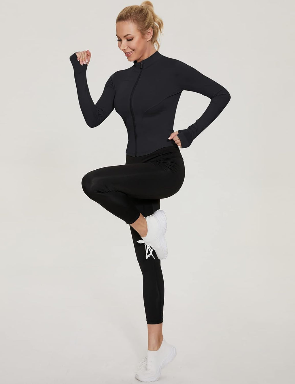 Women's Gym Tops Long Sleeve Sports T-Shirt Fitness. 