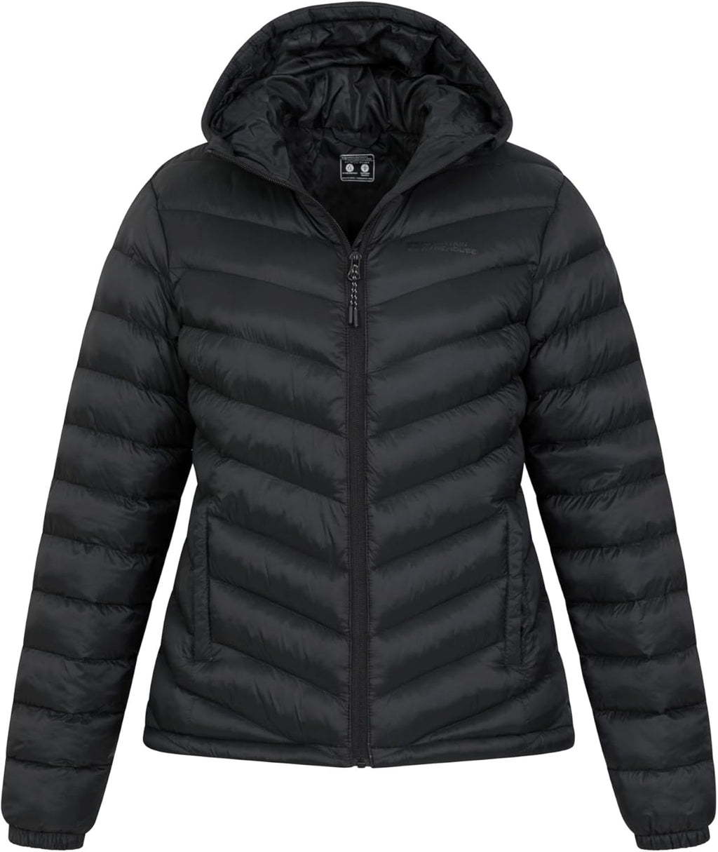 Seasons Women'S Winter Padded Jacket - Water Resistant, Warm, Front Pockets, Elasticated Cuffs and Adjustable Hood - Ideal for Cold Weather