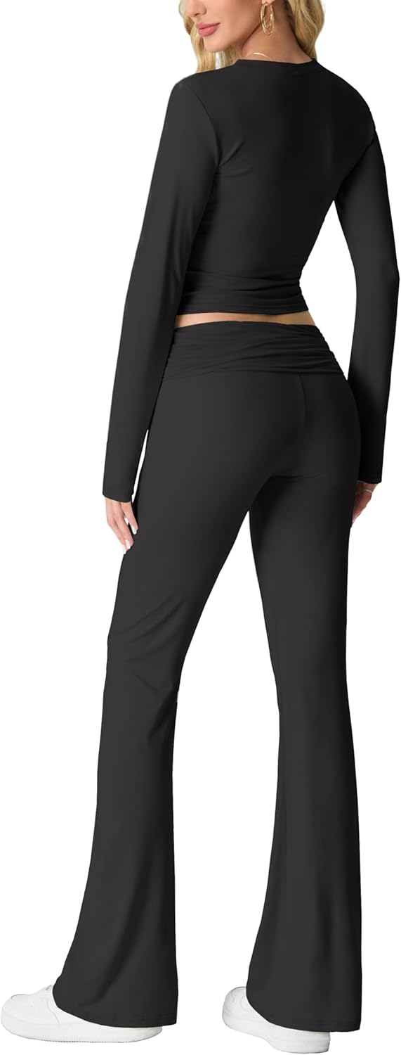 Two Piece Outfit Women 2-Piece Lounge Sets for Women.