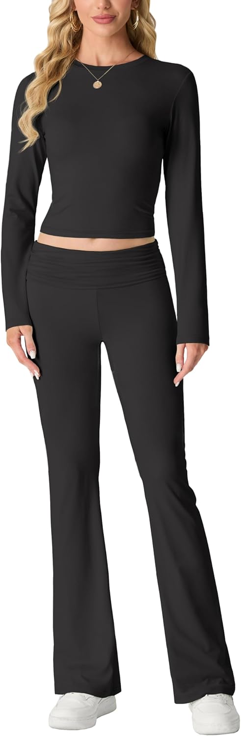 Two Piece Outfit Women 2-Piece Lounge Sets for Women.