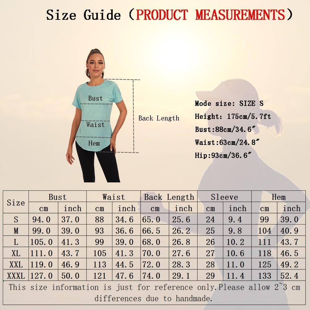 Women'S Gym Shirts, Short Sleeve Lightweight Moisture Wicking Quick Dry Back Mesh Loose Fit Sports Tops for Ladies.