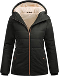 Vancavoo Women's Coats Winter Jackets Ladies Hooded Parka Long Quilted Puffer Coat