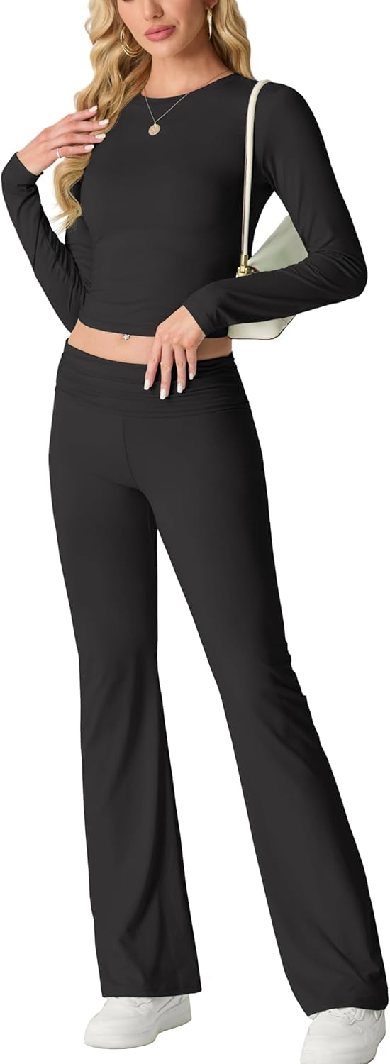 Two Piece Outfit Women 2-Piece Lounge Sets for Women.