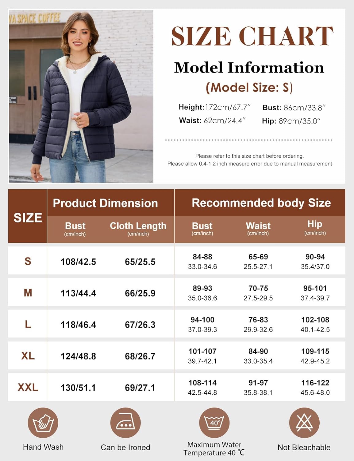 A women’s winter jacket that’s lightweight, quilted and padded, perfect for everyday cold-weather wear. 