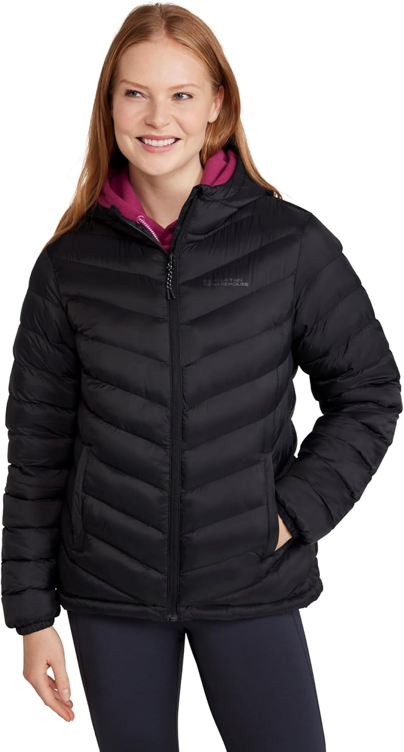 Seasons Women'S Winter Padded Jacket - Water Resistant, Warm, Front Pockets, Elasticated Cuffs and Adjustable Hood - Ideal for Cold Weather