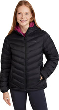 Seasons Women'S Winter Padded Jacket - Water Resistant, Warm, Front Pockets, Elasticated Cuffs and Adjustable Hood - Ideal for Cold Weather