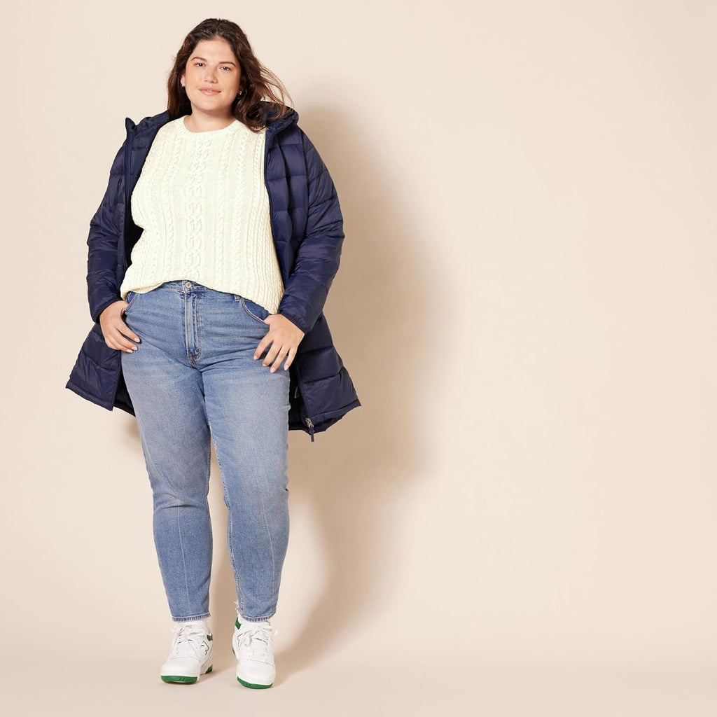 Women'S Fisherman Cable Knit Long-Sleeve Crewneck Jumper .