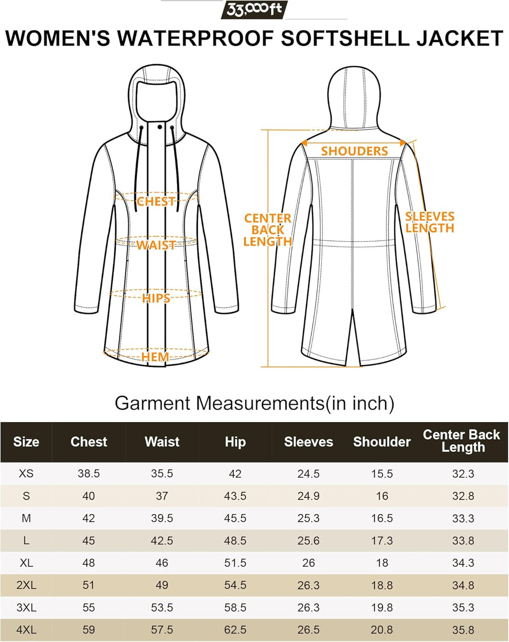 Women's Waterproof Softshell Jacket with Hood - Fleece-Lined Windbreaker for Outdoor Activities, Cycling, and Hiking