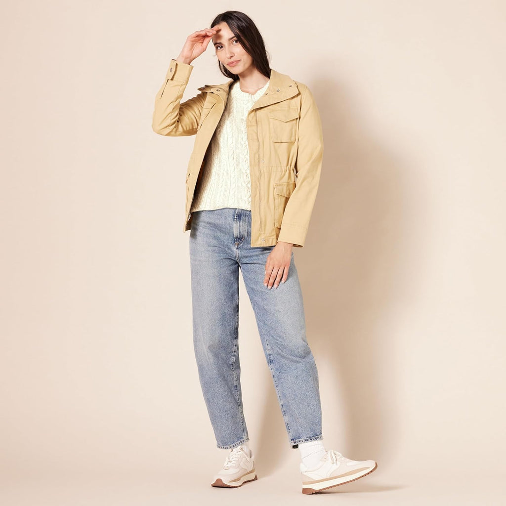 Women'S Fisherman Cable Knit Long-Sleeve Crewneck Jumper .