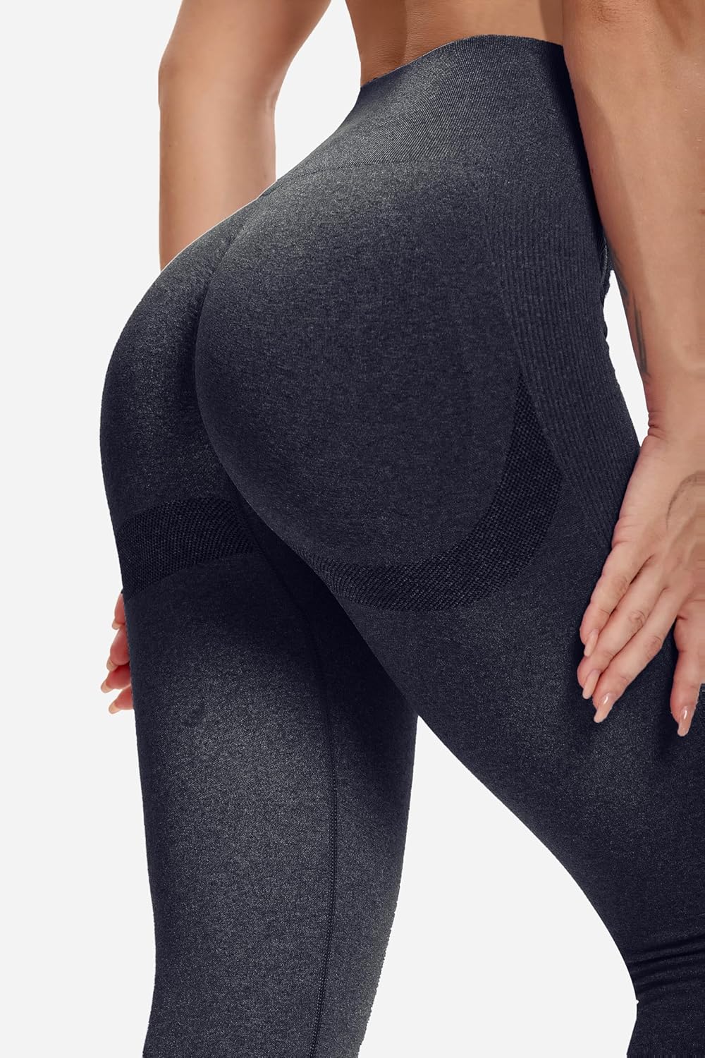  Leggings Smile Contour Women High Waist Ruched Butt Lifting Gym Sports Leggings.