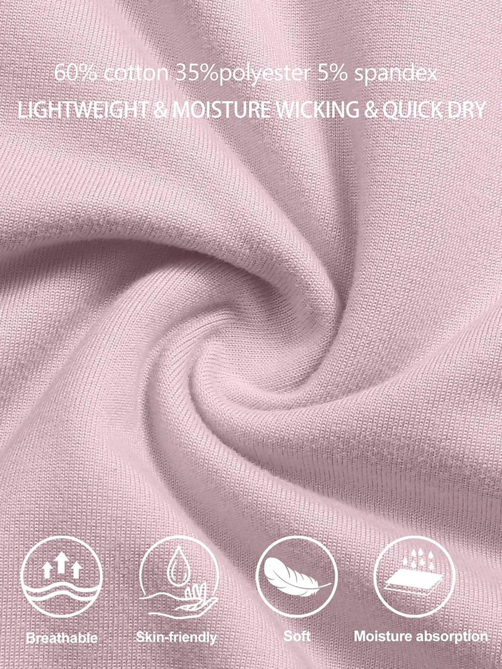 3 Pack or 5 Pack Women's Cotton Long Sleeve.