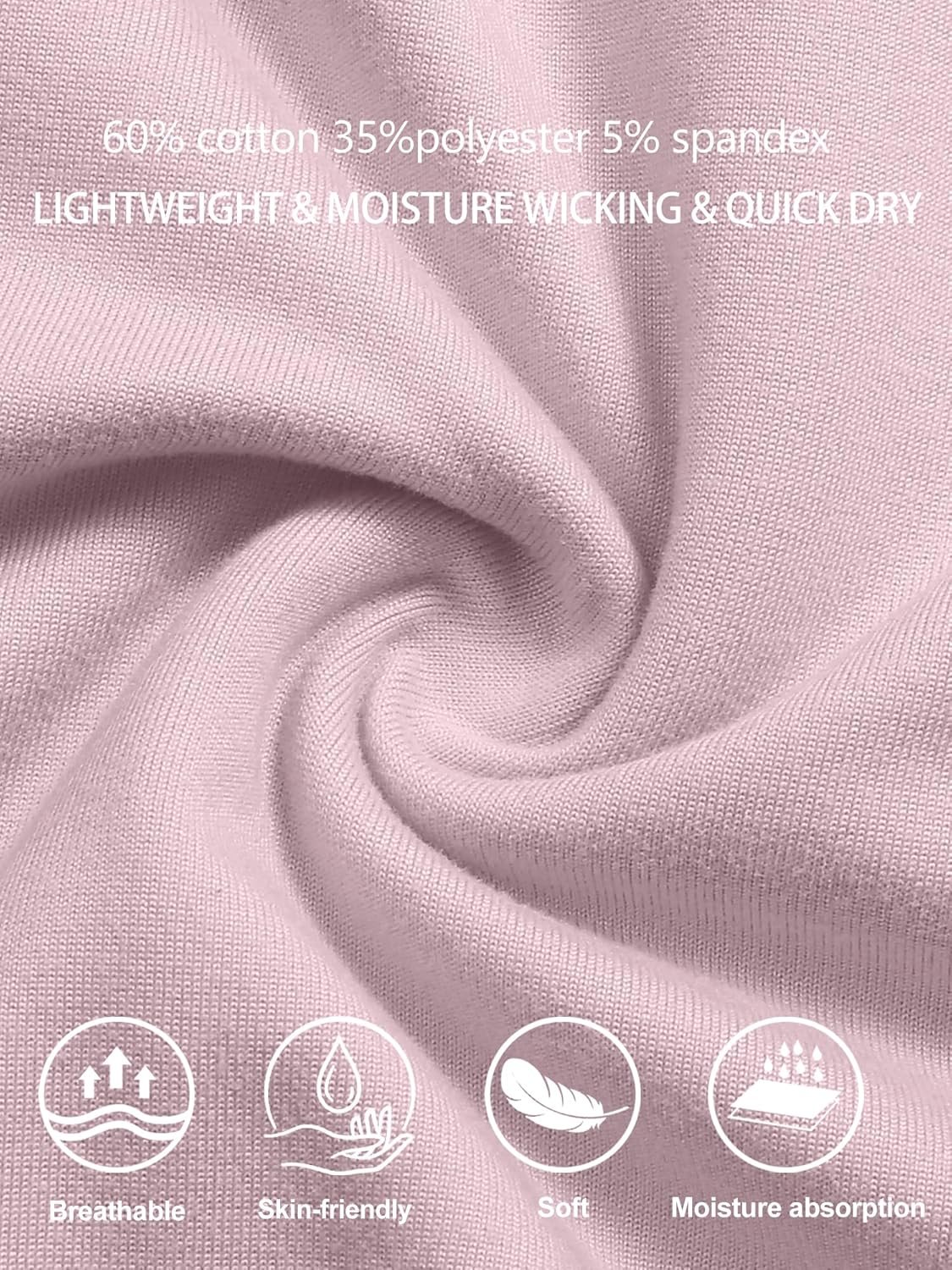 3 Pack or 5 Pack Women's Cotton Long Sleeve.